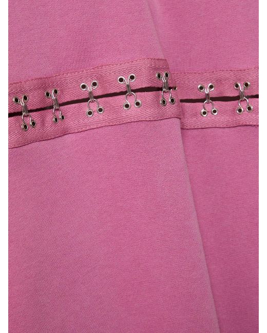 Suéter oversize de algodón CANNARI CONCEPT de color Pink