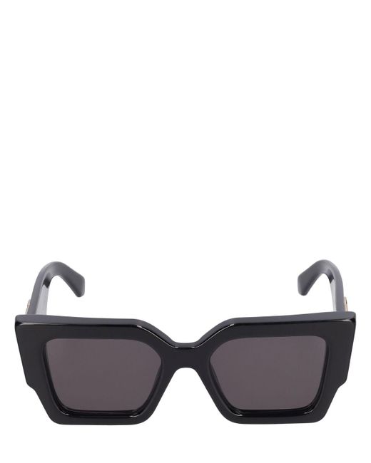 Off-White c/o Virgil Abloh Black Catalina Acetate Sunglasses