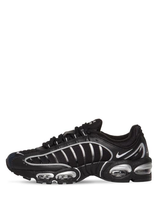Nike Leather Air Max Tailwind 4 Sneakers In Black White Black Black For Men Save 66 Lyst