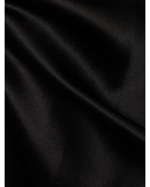 Robe mi-longue en soie à encolure licou eglantine Nili Lotan en coloris Black