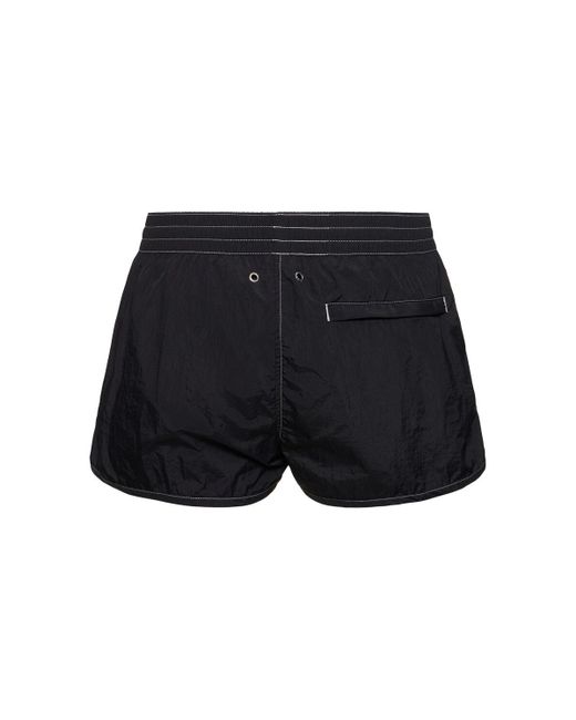 CDLP Blue Contrast Stitching Nylon Swim Shorts for men