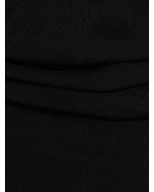Lemaire Black Tailliertes Hemdkleid Aus Baumwolle