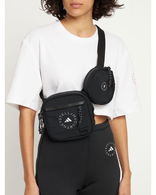 adidas By Stella McCartney Asmc Pockets On The Waist Belt Bag in Black |  Lyst Australia