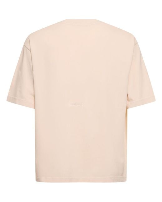 Camiseta de algodón vintage Acne de hombre de color Natural
