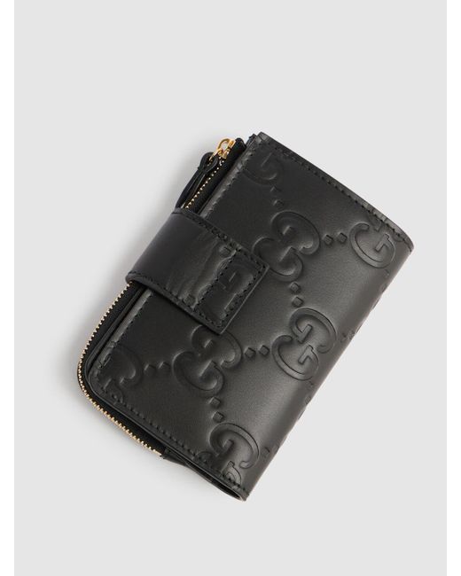 Gucci Black gg Leather Wallet