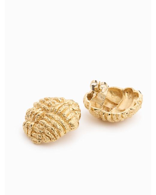 Paola Sighinolfi Metallic Ares Stud Earrings Unique
