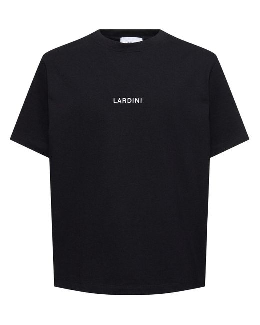 T-shirt cotone di Lardini in Black da Uomo