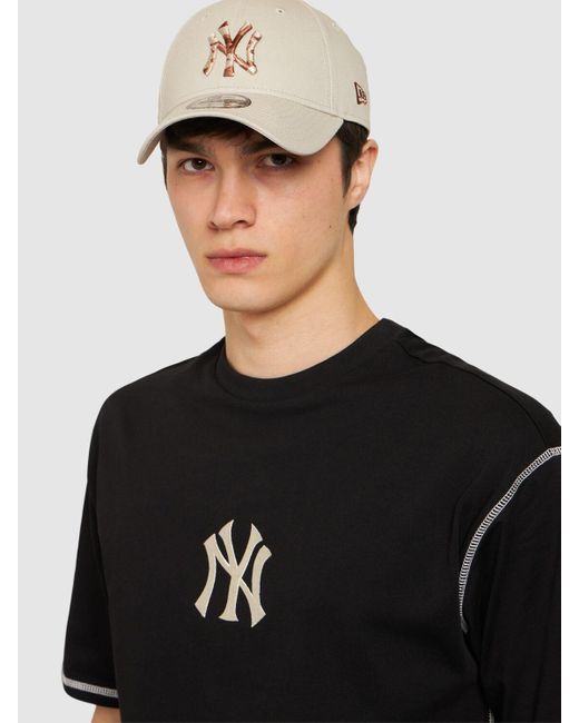 KTZ Natural Ny Yankees Infill 9forty Cotton Cap for men