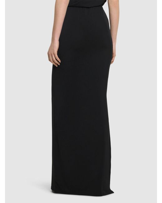 Jacquemus La Jupe Peploロングスカート Black
