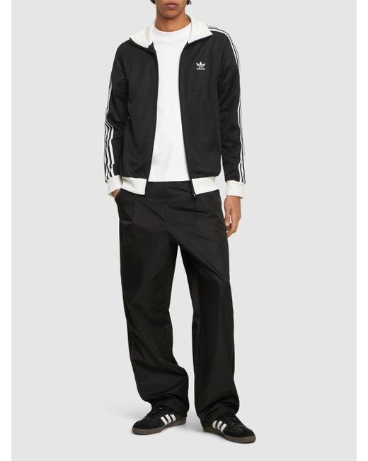 adidas Originals Beckenbauer Cotton Blend Track Jacket in Black for Men Lyst