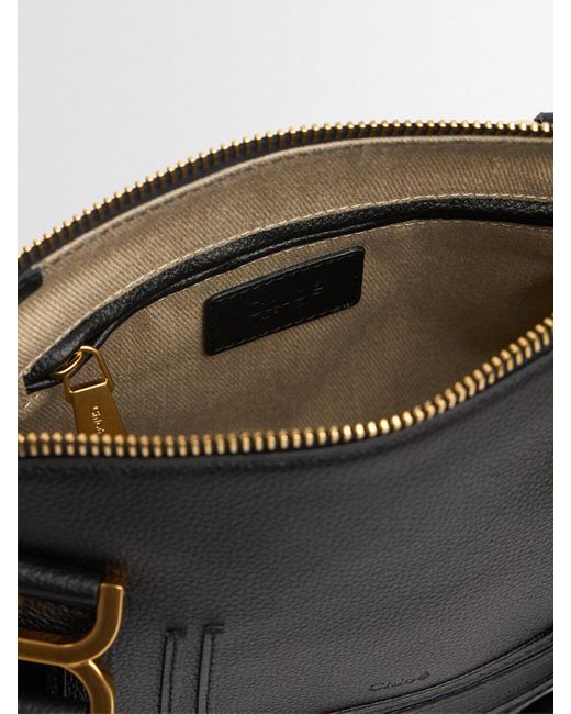 Femme Sac À Main En Cuir Marcie Unique Chloé en coloris Black