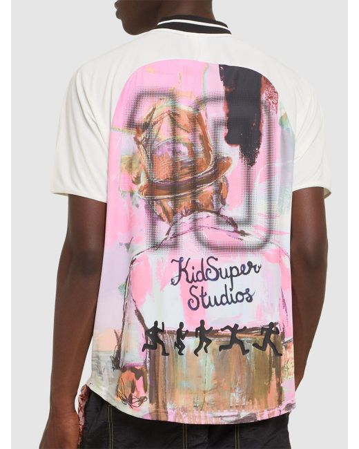 メンズ PUMA Kidsuper Studios プリント入りジャージーtシャツ Pink