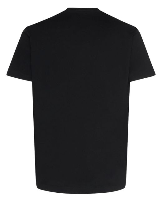 DSquared² Bedrucktes T-shirt Aus Baumwolle in Black für Herren