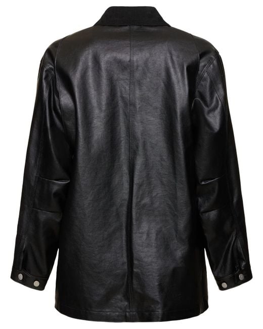 Junya Watanabe Black Carhartt Logo Cotton Blend Casual Jacket for men