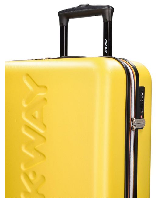 K-Way Yellow Small Cabin Trolley for men