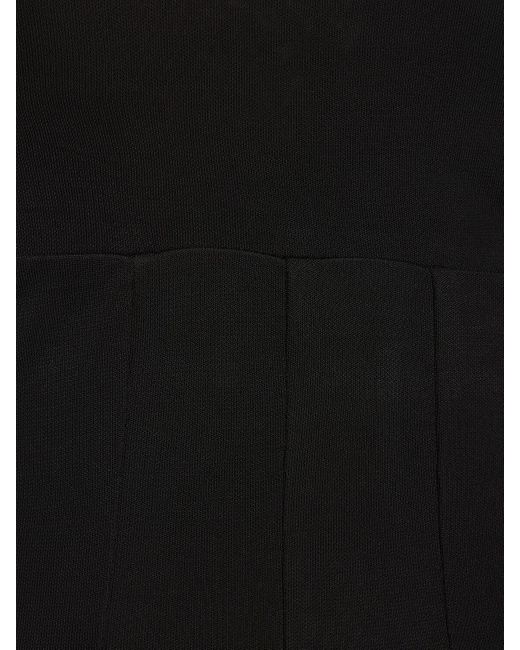 Vestido largo de viscosa Staud de color Black