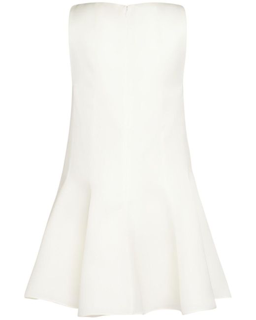 Vestito mini mags in seta di Khaite in White