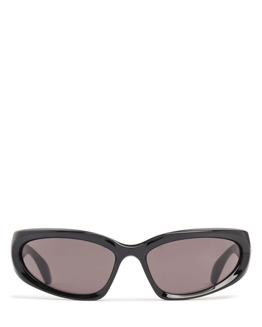 Balenciaga Gray Sonnenbrille "swift Oval 0157s"