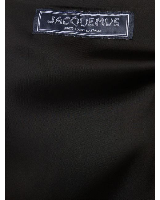Jacquemus La Robe Spoglio サテンドレス ブラック | Lyst