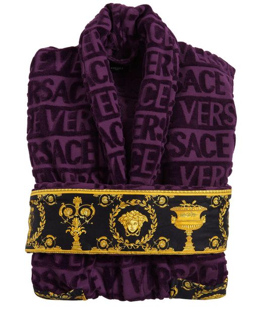 Versace Barocco & Robe Bathrobe in Purple for Men | Lyst UK