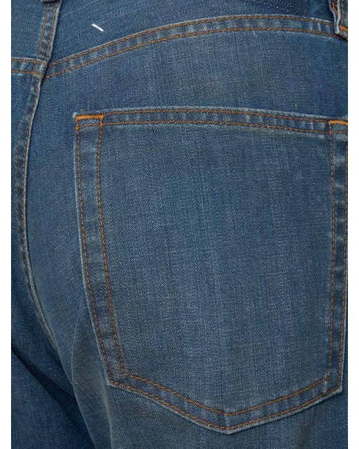 Maison Margiela Blue Five Pocket Straight Denim Jeans