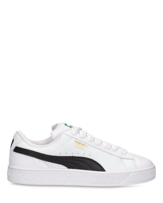 PUMA White Xl Leather Sneakers for men