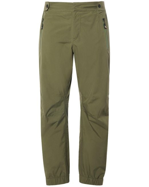 3 MONCLER GRENOBLE Green Gore-tex Tech Pants for men