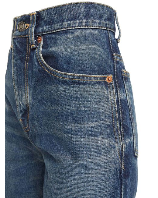 Saint Laurent Blue Denim-jeans "neo Clyde"