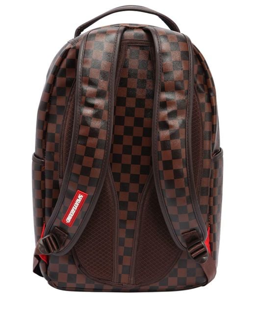 Sprayground Shark In Paris Faux Leather Backpack for Men