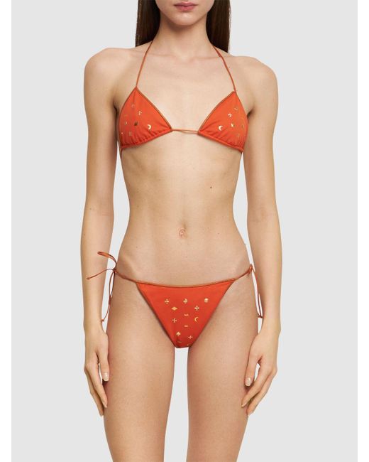 Bikini triangle Reina Olga en coloris Orange