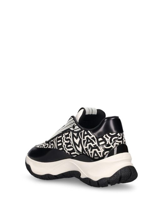 Marc Jacobs Black Sneakers "the Monogram Lazy"