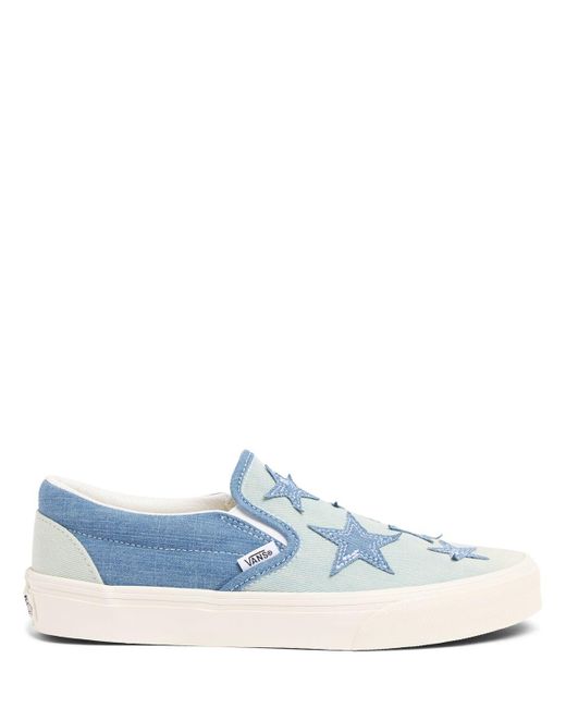 Vans Blue Classic Slip-on Sneakers for men