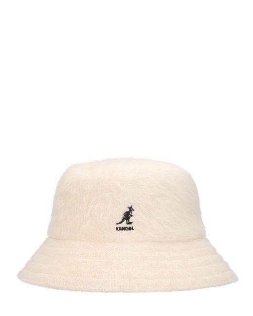 Kangol Natural Furgora Casual Angora Blend Bucket Hat for men