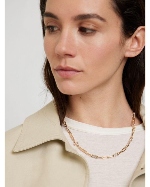 Tory Burch Good Luck パヴェネックレス Natural