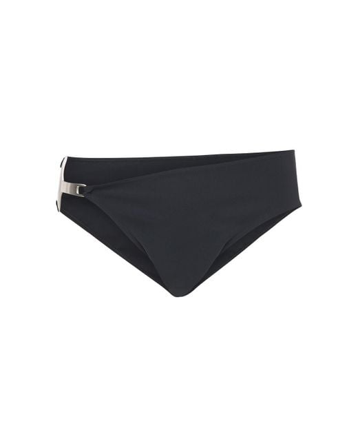 Rick Owens Black Hydra Swimmer Tech Swim Briefs for men