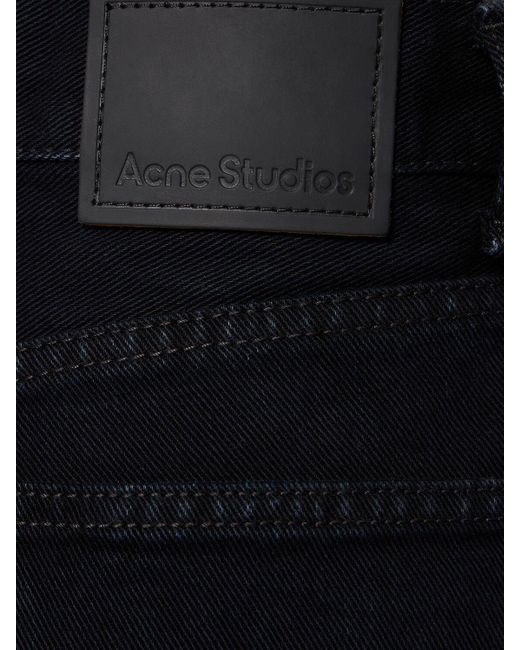 Jeans acampanados de denim Acne de color Black