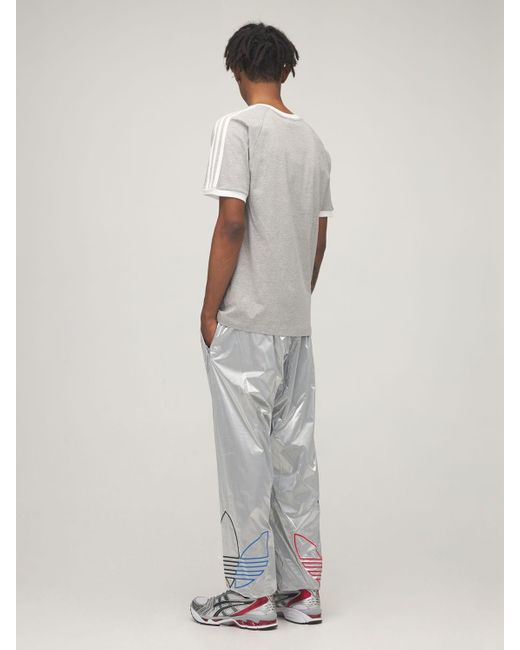 adidas Originals Primegreen Tricolor Track Pants in Metallic for