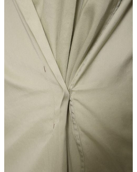 Robe chemise midi en coton Lemaire en coloris Natural