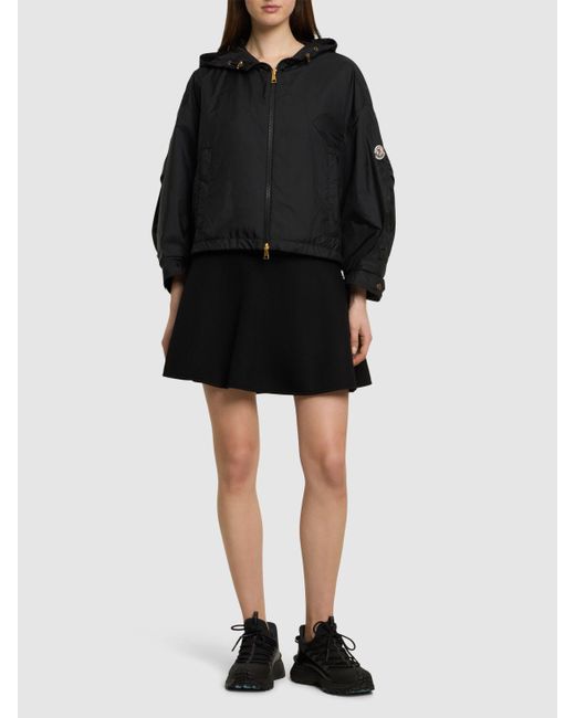 Moncler Vizilleナイロンレインジャケット Black