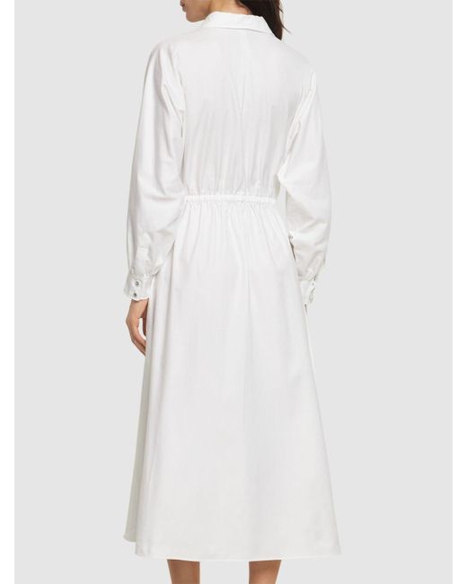 Gucci White Oxford Cotton Dress