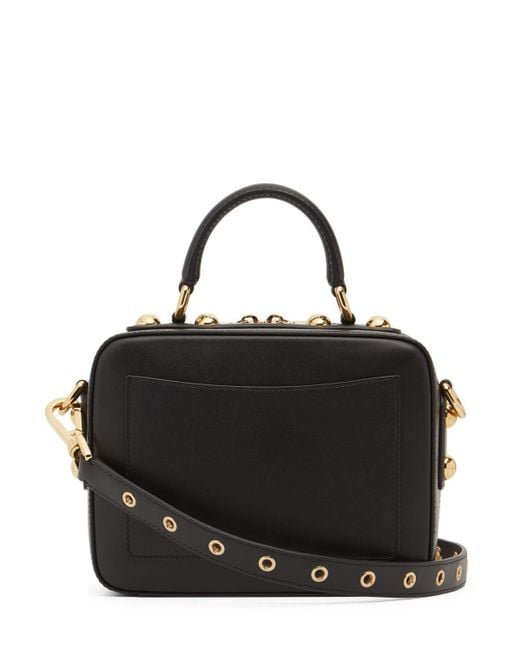 Dolce & Gabbana Black Small 3.5 Leather Top Handle Bag