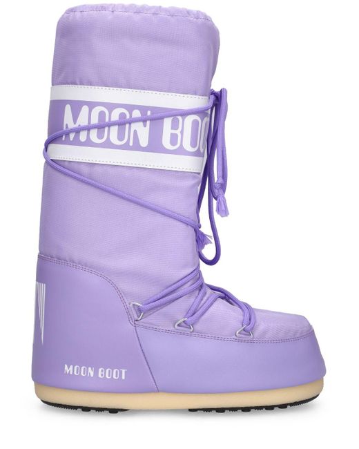 Moon Boot Purple Mondstiefel Schneestiefel Symbol