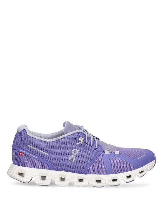 Sneakers cloud 5 di On Shoes in Purple