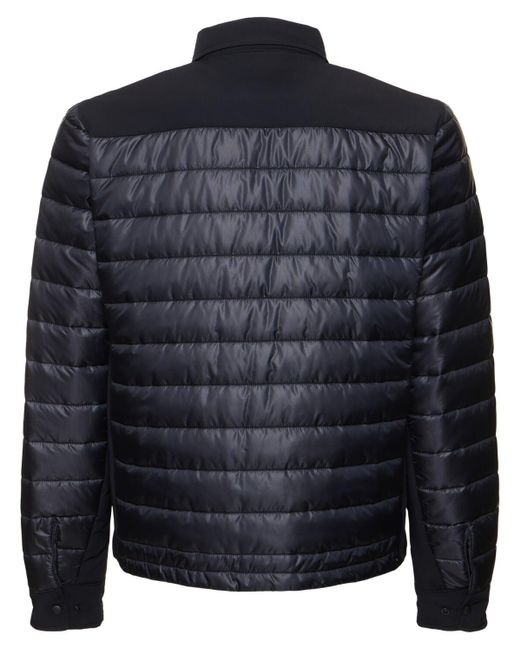 Aspesi Blue Lightweight Quilted Nylon Puffer Jacket for men