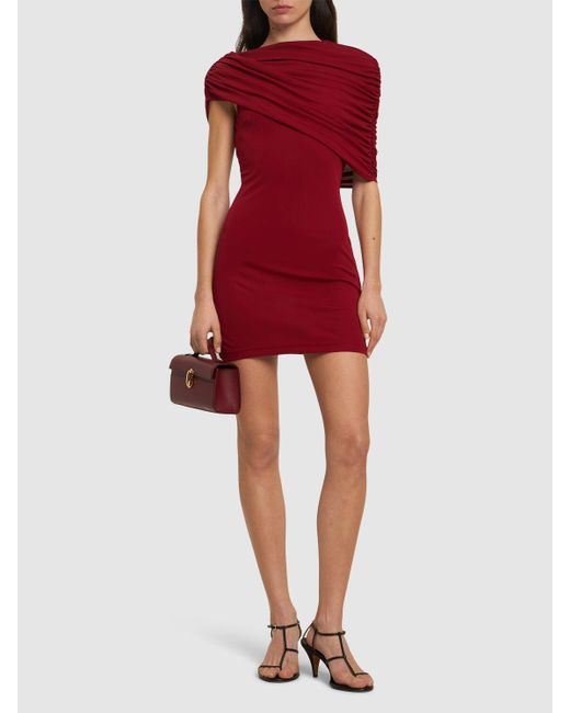 Esse Studios Red Minikleid Mit Drapierung "bonachi"