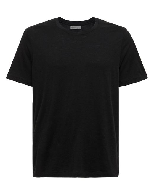Icebreaker T-shirt Aus Wolle "tech Lite Ii" in Black für Herren