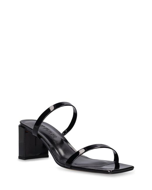 By Far Black 70Mm Tanya Patent Leather Mules