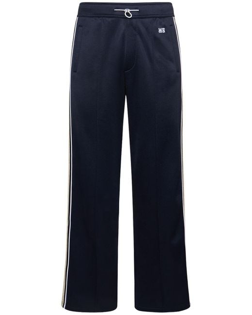 Pantalones deportivos de techno Wales Bonner de hombre de color Blue