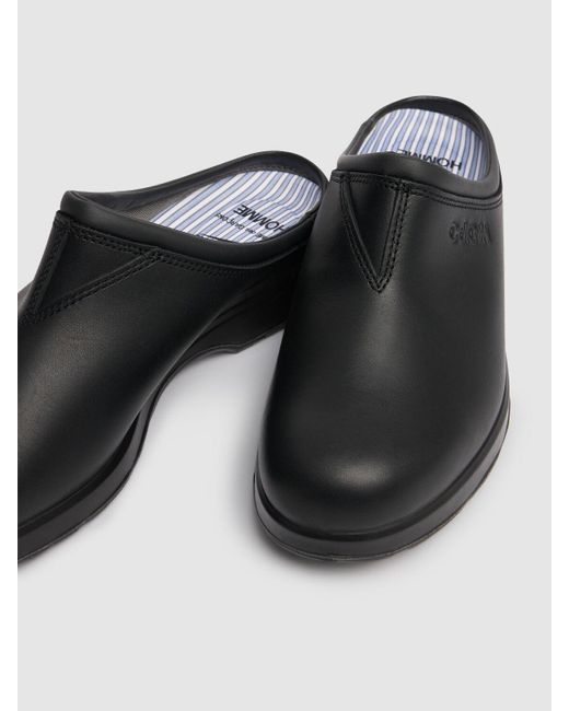 Comme des Garçons Black Blundstone Mules for men