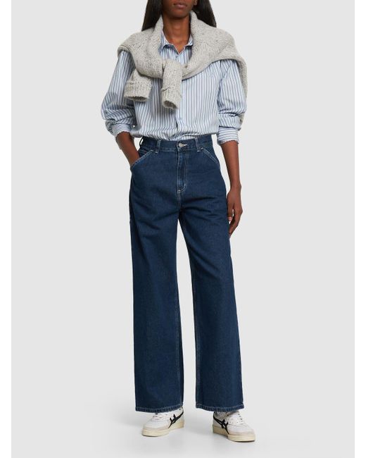 Carhartt Blue Jens High Waist Pants